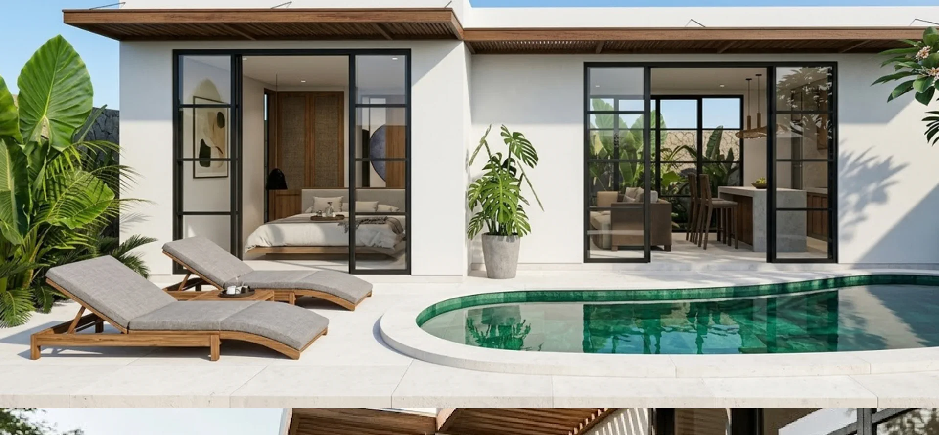 Villa de estilo mediterráneo con piscina privada en Lombok