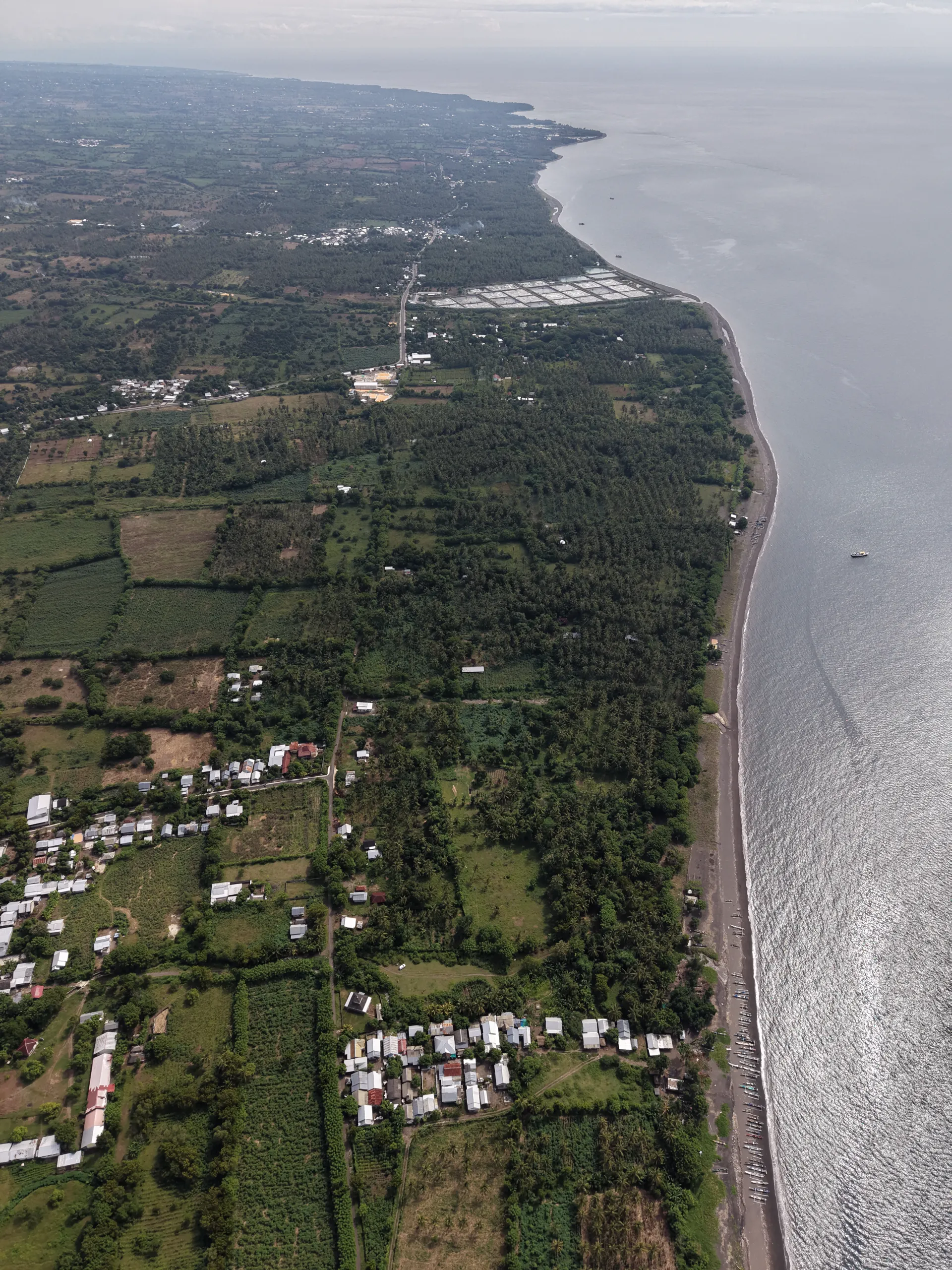 North Lombok beachfront land — aerial view (6)