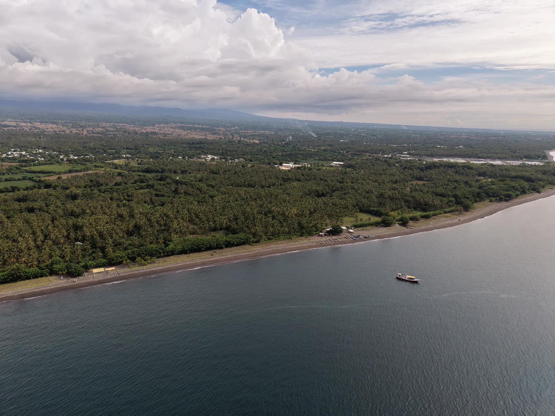 North Lombok beachfront land — aerial view (7)