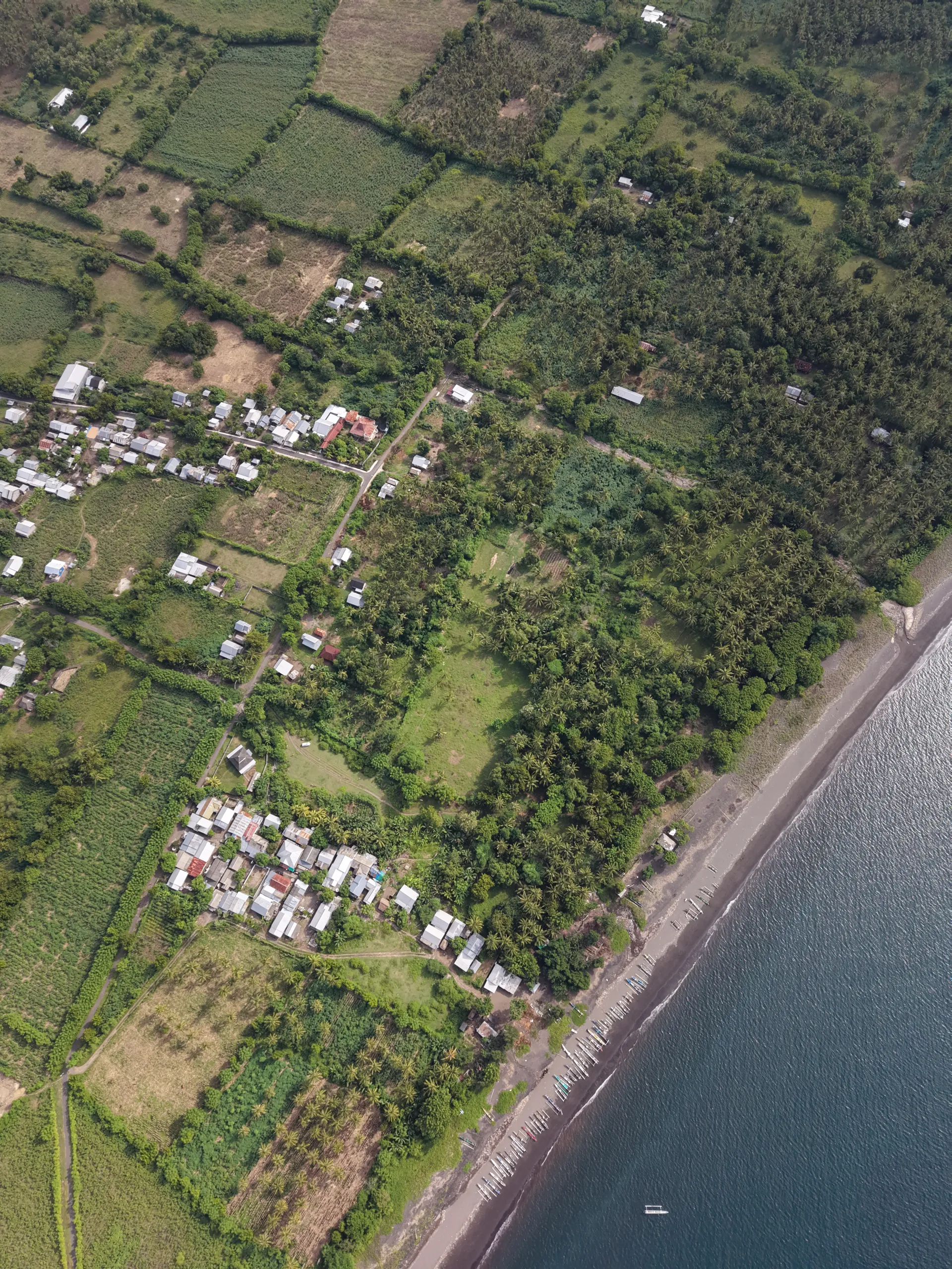 North Lombok beachfront land — aerial view (10)