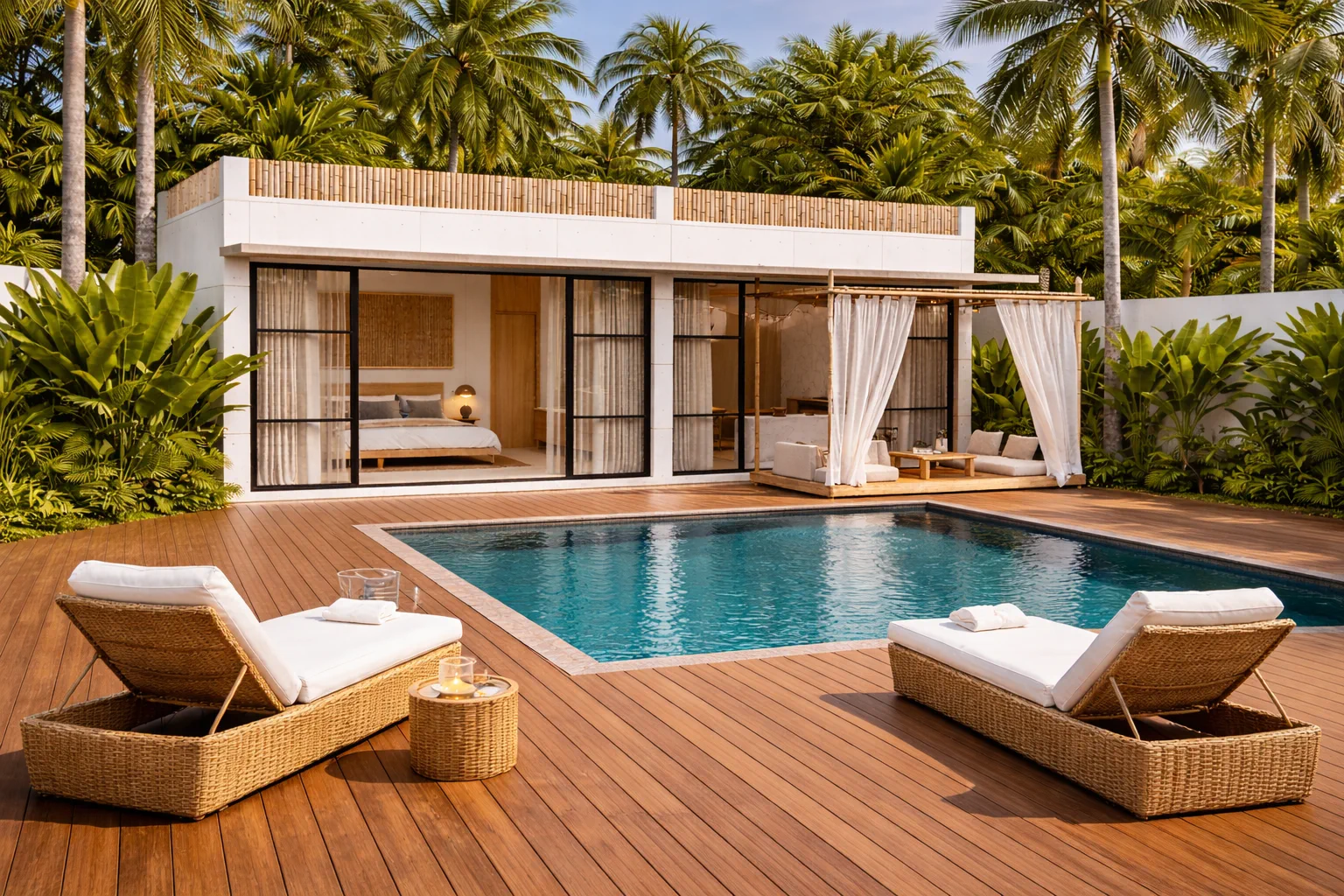 Open-plan living area